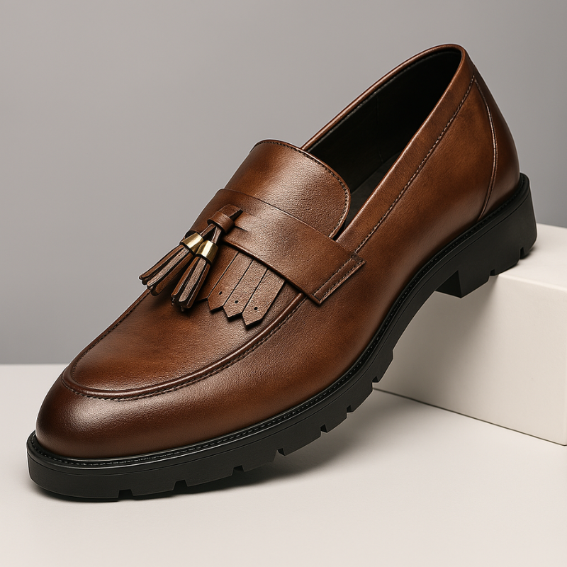 Roma Leather Tassel Loafers