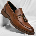 Veneto Leather Tassel Loafers
