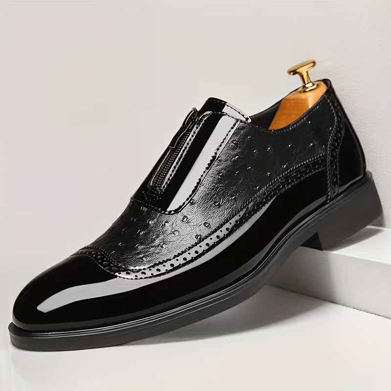 Oxford Ostrich Leather Shoes