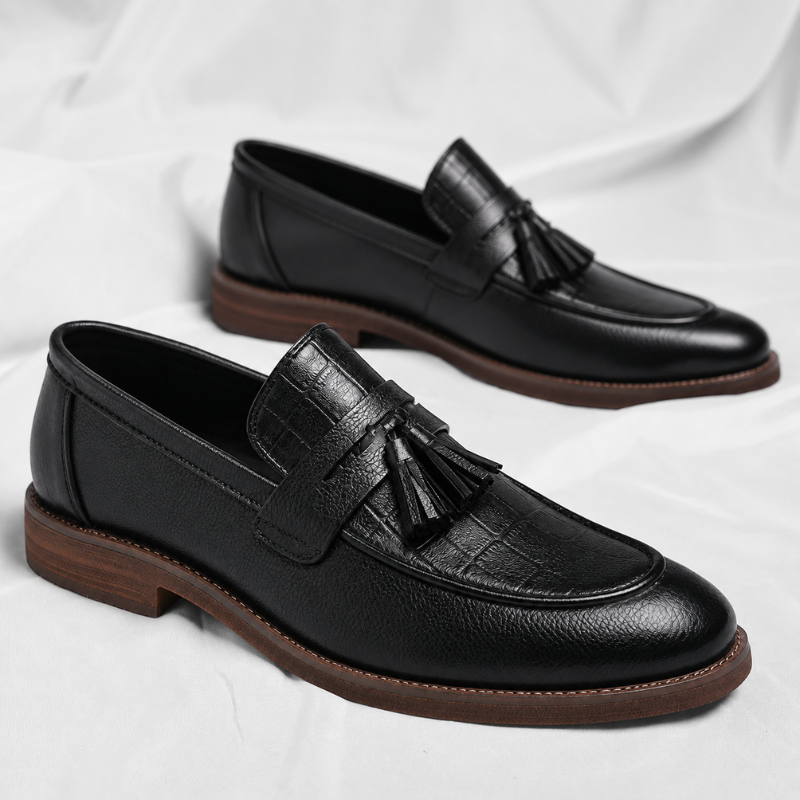 Siena Leather Tassel Loafers