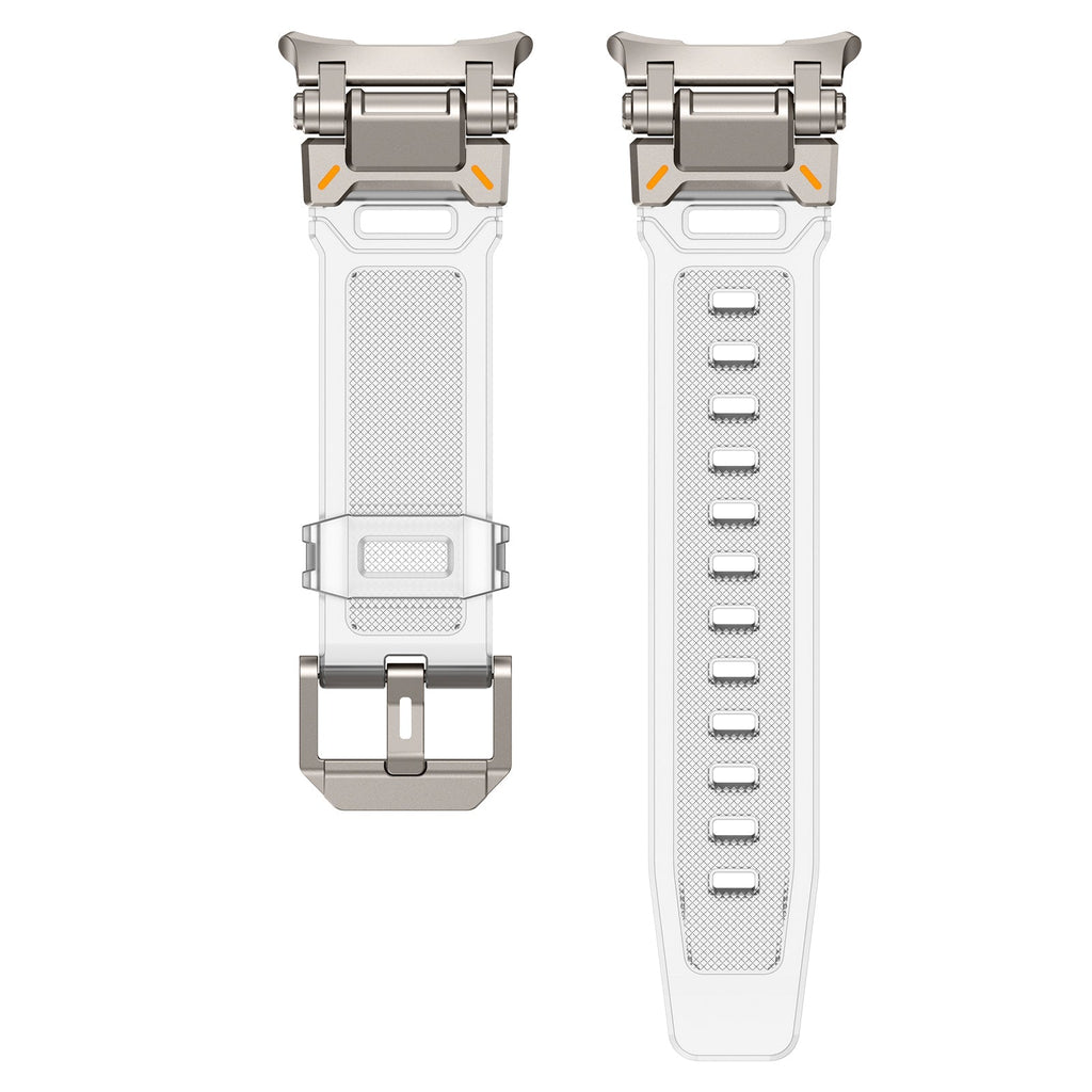 Titanium Galaxy Watch Ultra Silicone Band
