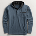 Hudson Henley Hooded Shirt