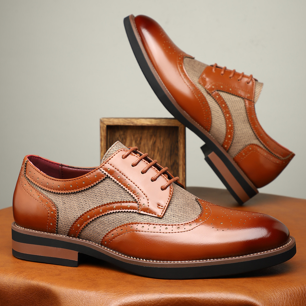 Regency Leather Brogue Dress Shoes