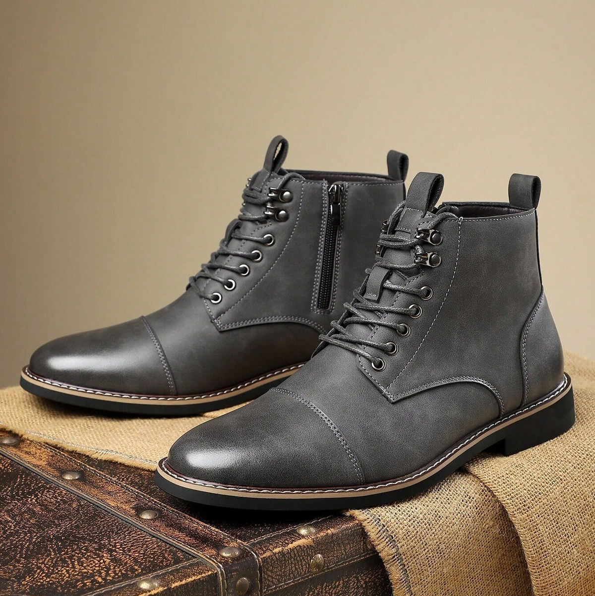 Hawkcrest Genuine Leather Boots