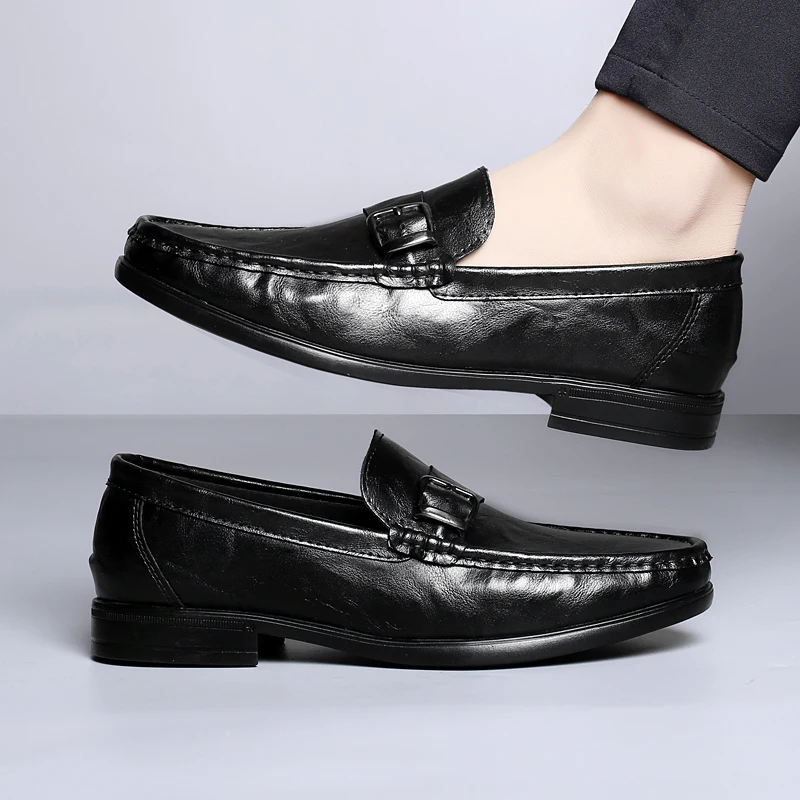 Luciano Italian Leather Loafers
