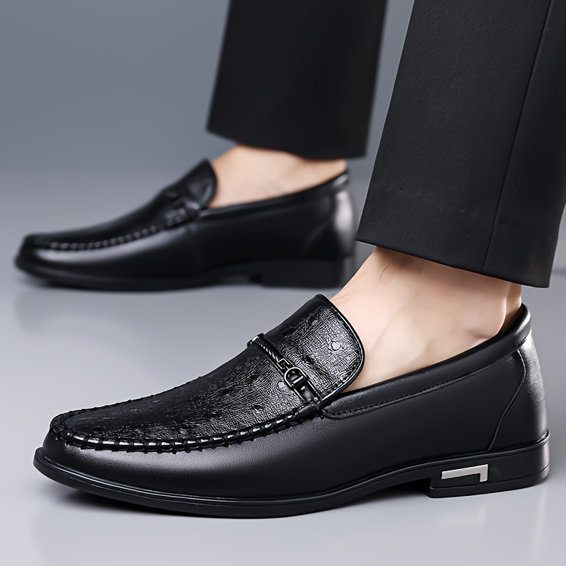 Cristiano Ostrich Leather Loafers