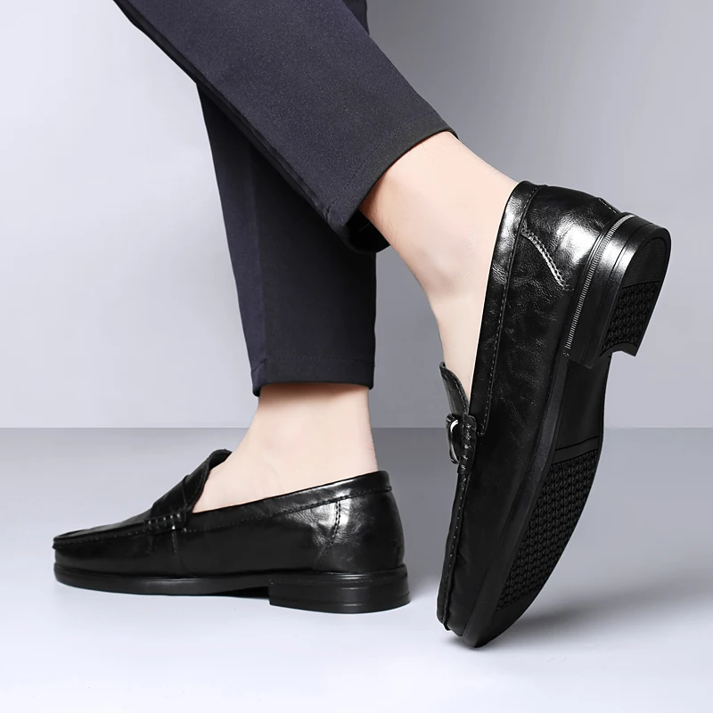 Luciano Italian Leather Loafers