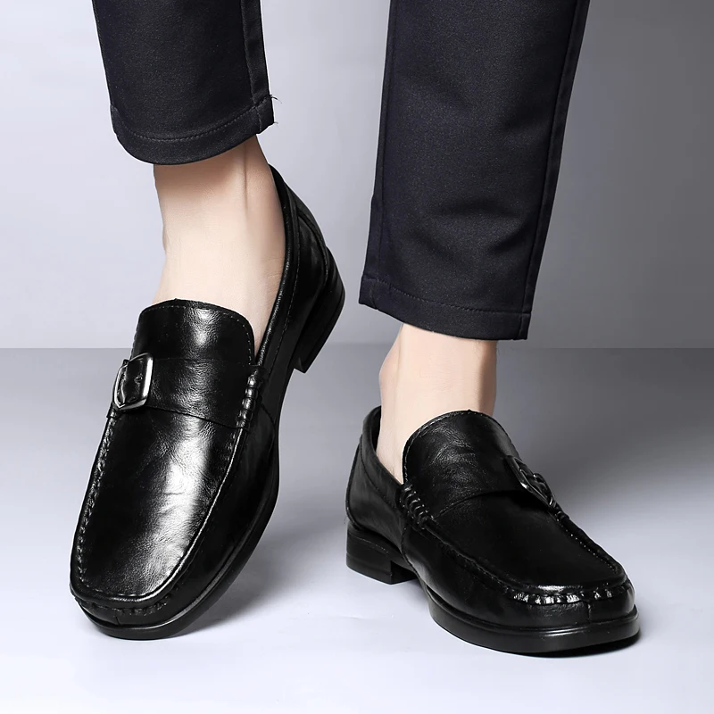 Luciano Italian Leather Loafers
