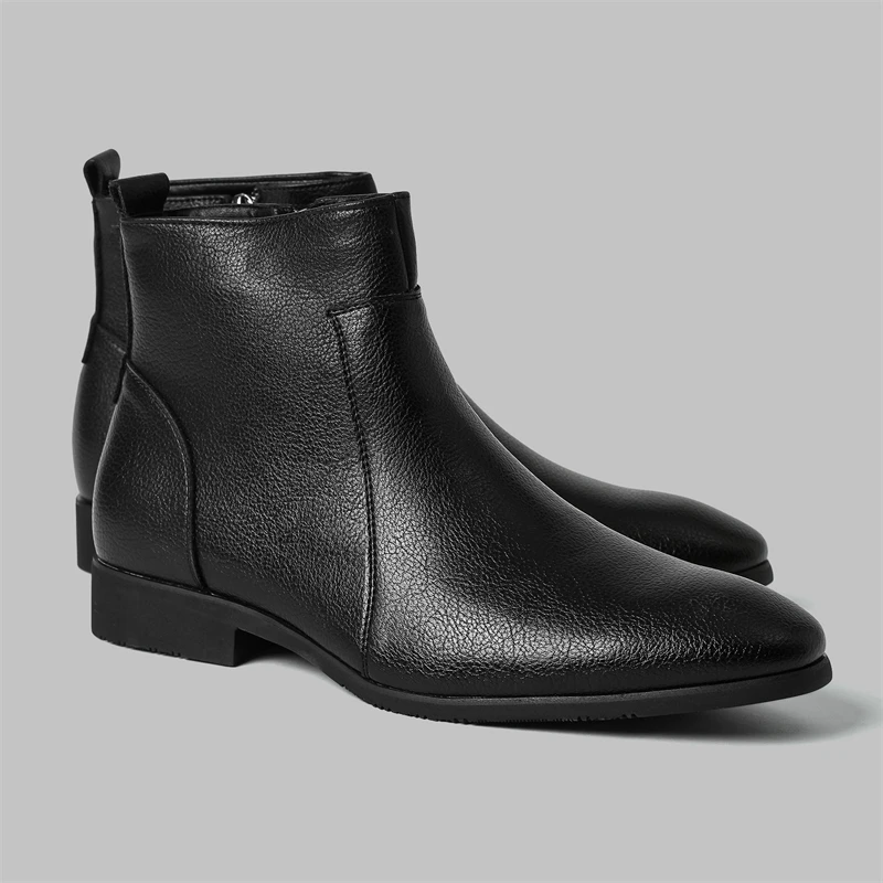 Ronaldo Leather Chelsea Boots