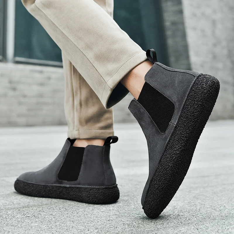 Bristol Suede Chelsea Boots
