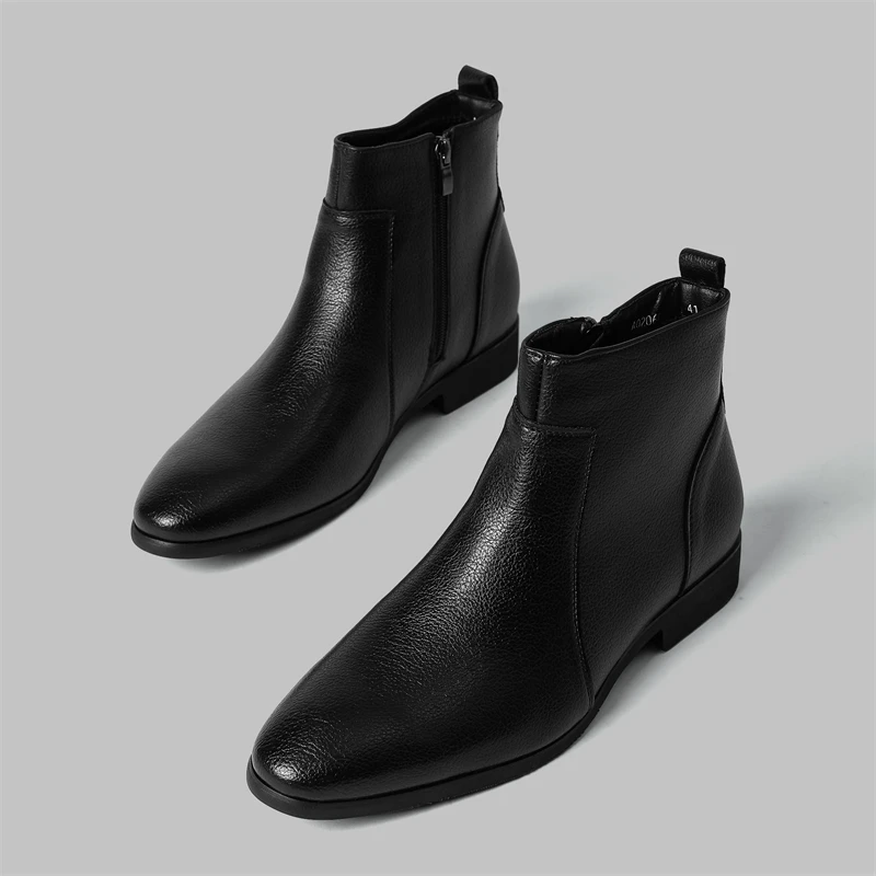 Ronaldo Leather Chelsea Boots