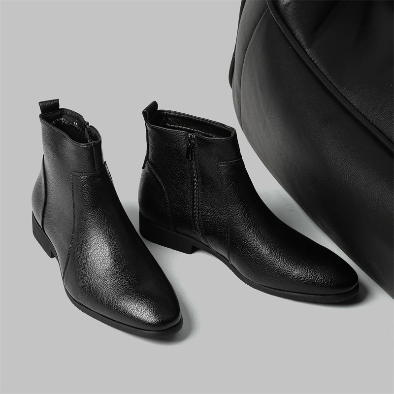 Ronaldo Leather Chelsea Boots