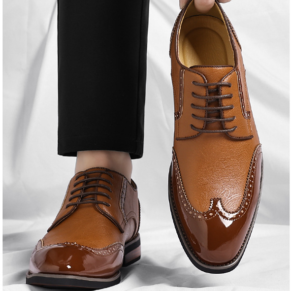 Mayfair Leather Brogue Dress Shoes