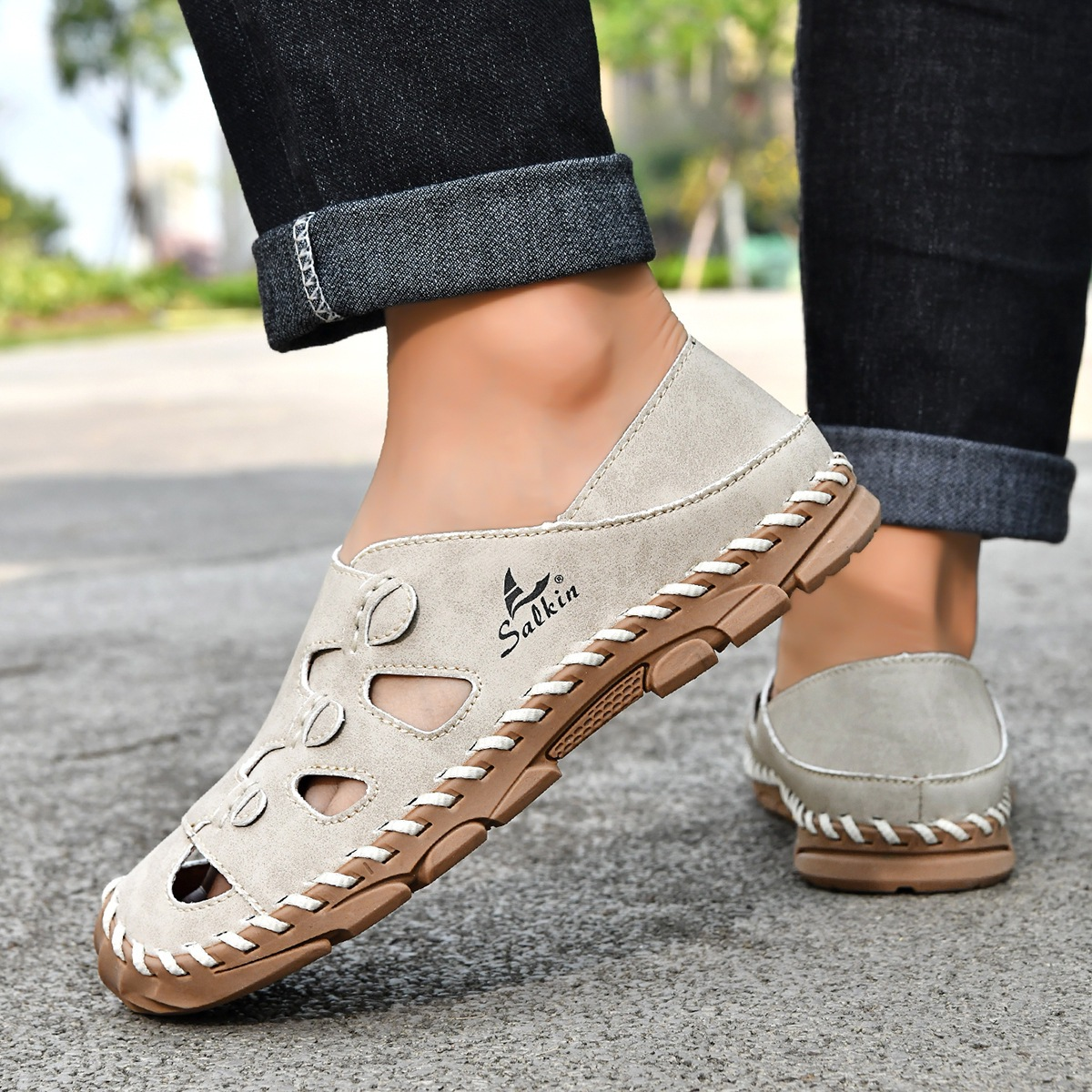 Trekland Leather Sandals