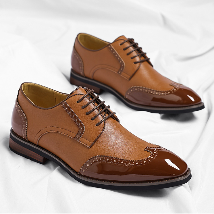 Mayfair Leather Brogue Dress Shoes