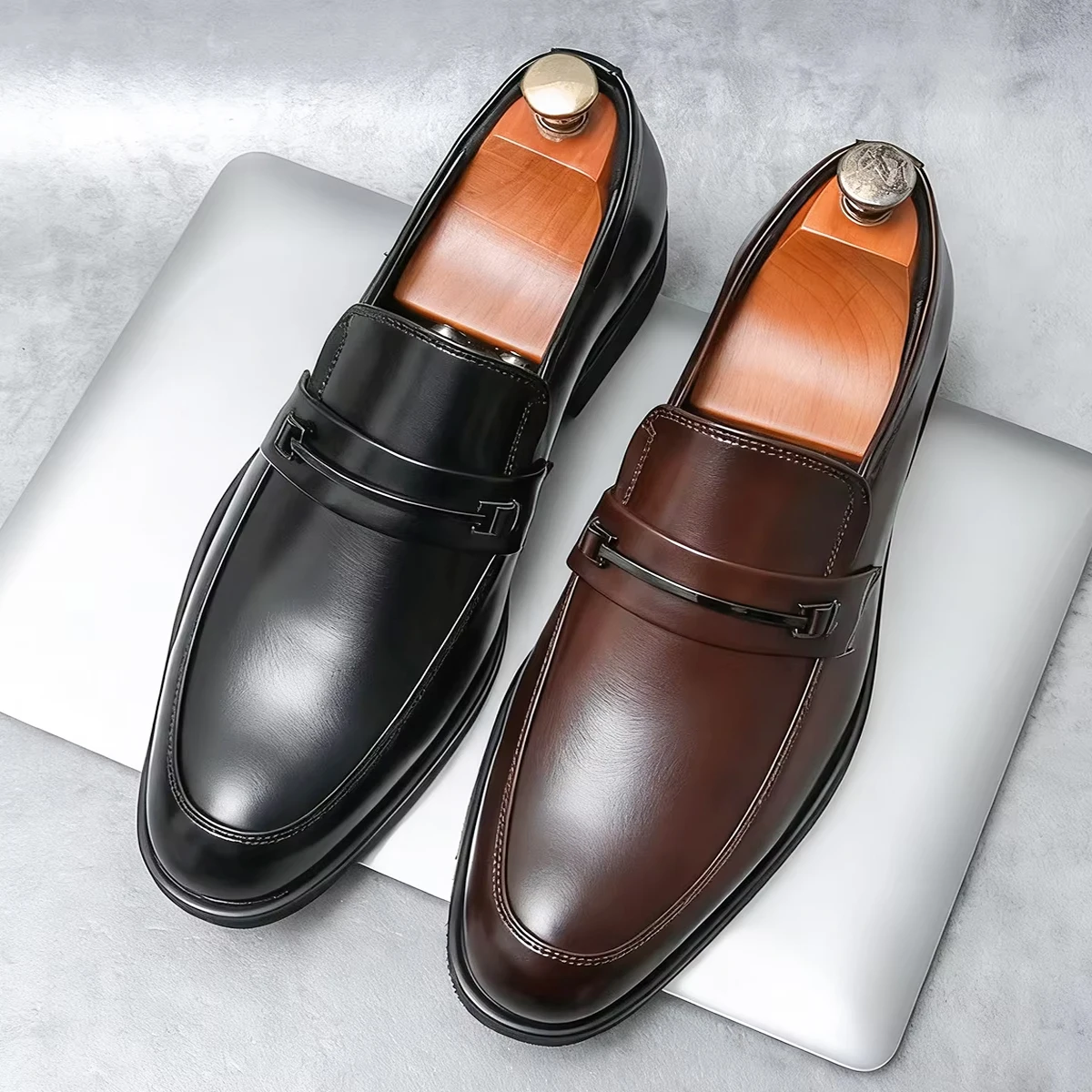 Bruno Italian Leather Loafers