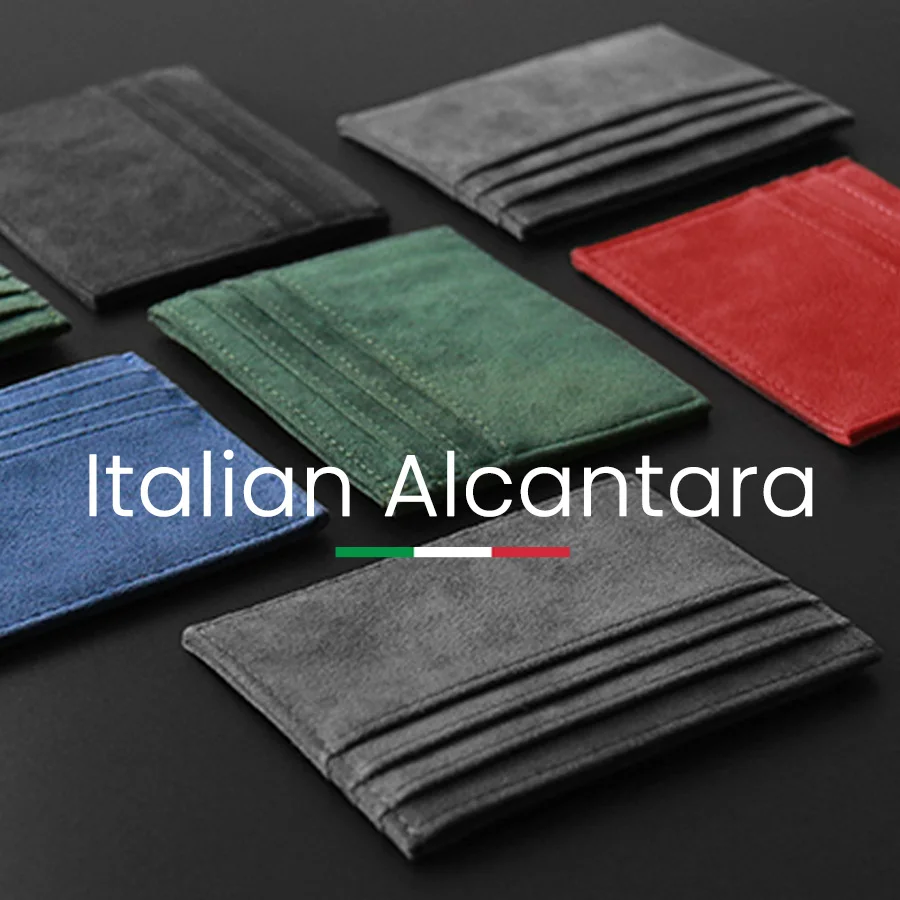 Cavallo Italian Alcantara Wallet