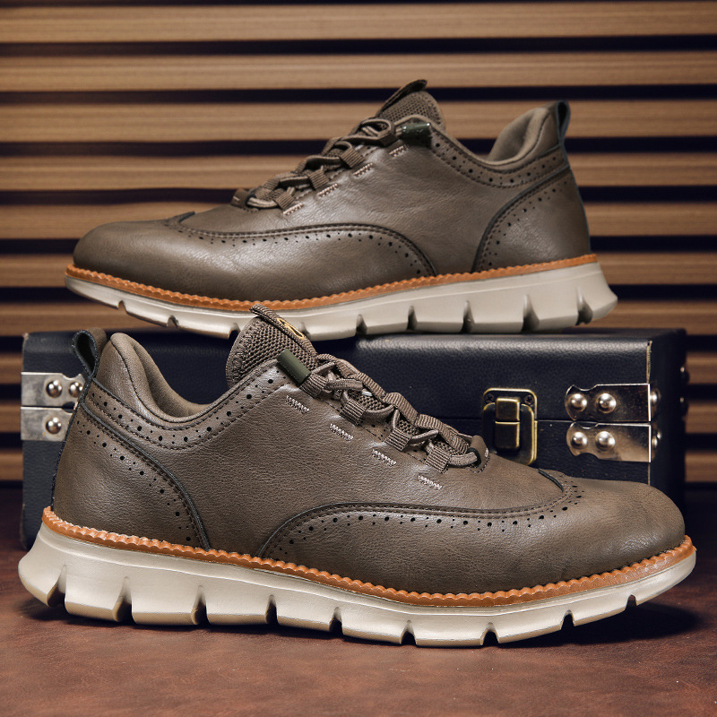 Carlo Genuine Leather Sneakers