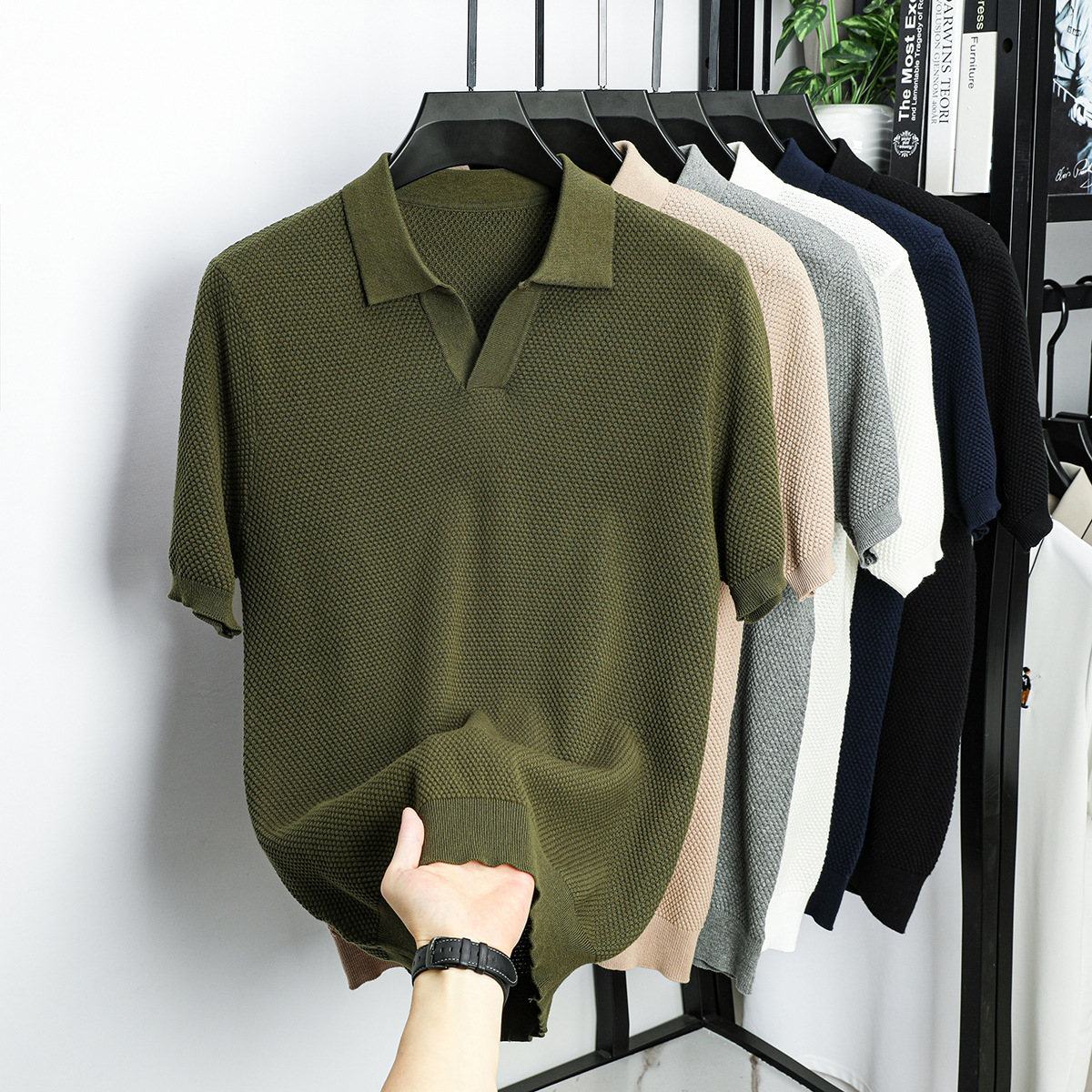 Lucas Knitted Polo Shirt