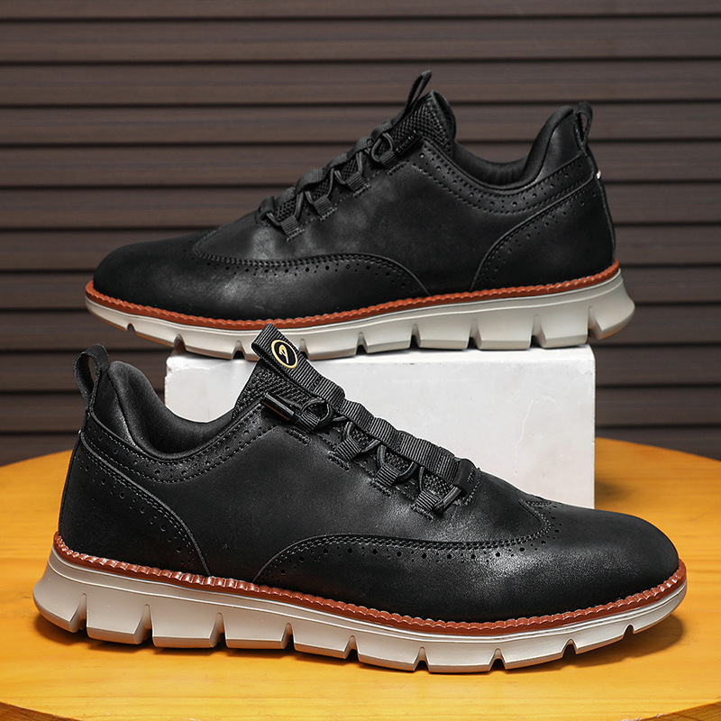 Carlo Genuine Leather Sneakers