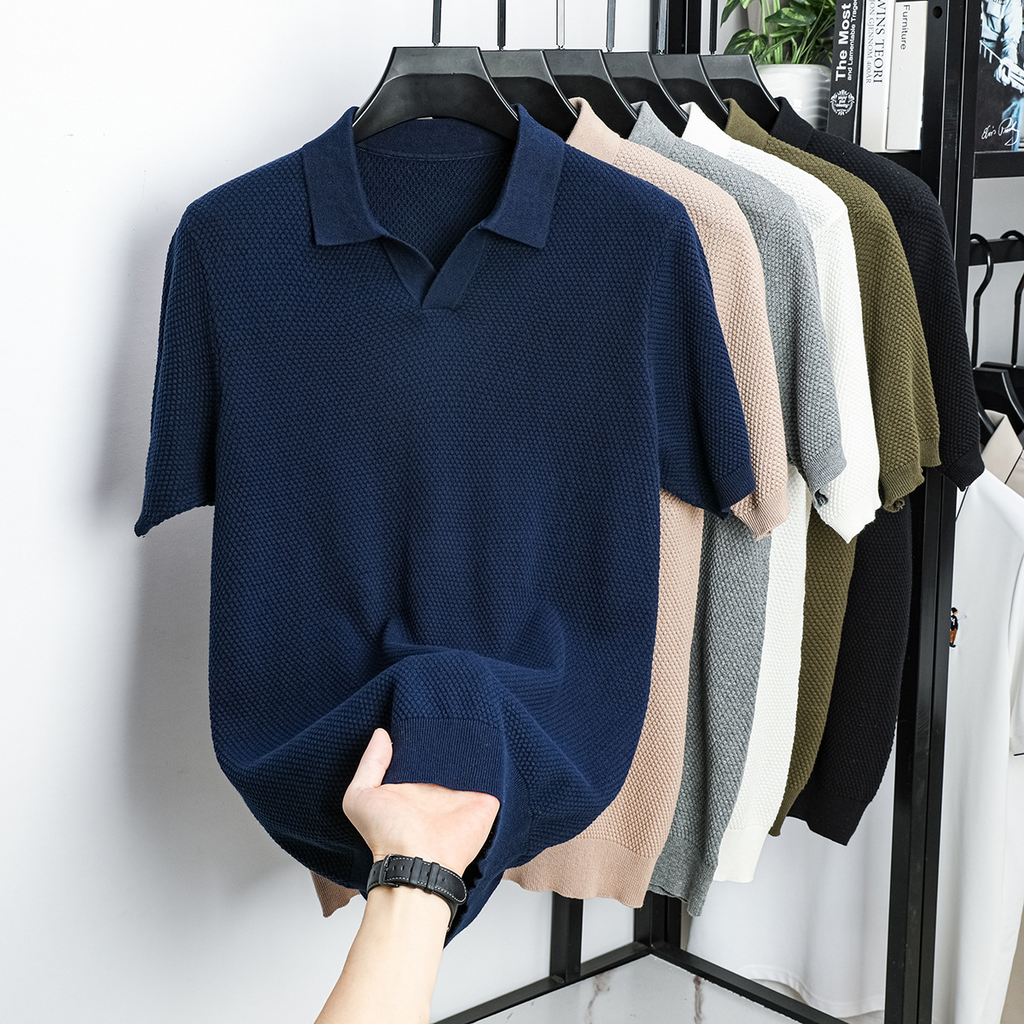 Lucas Knitted Polo Shirt