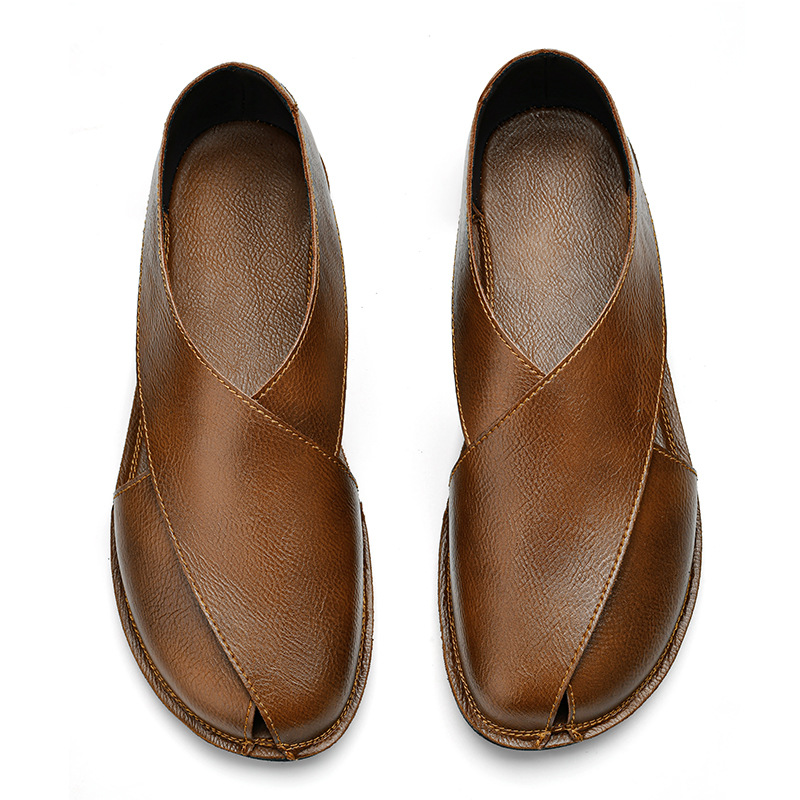 Lusso Italiana Genuine Leather Sandals