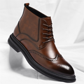 Regency Leather Brogue Boots