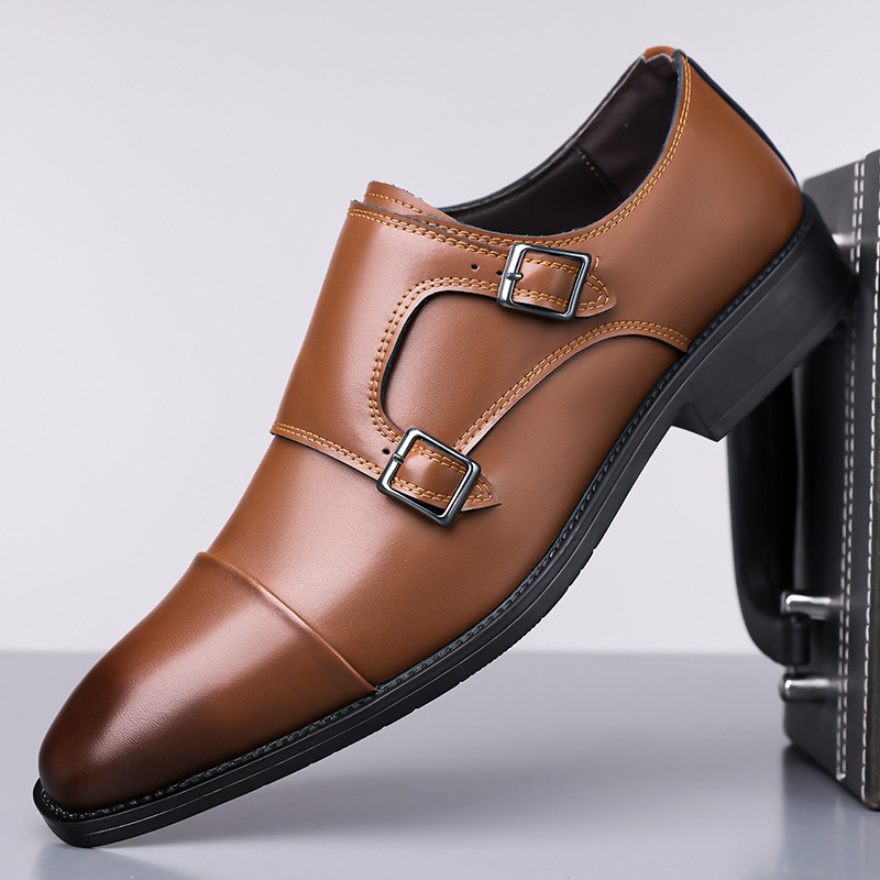 Veneto Italian Monk Strap Loafers