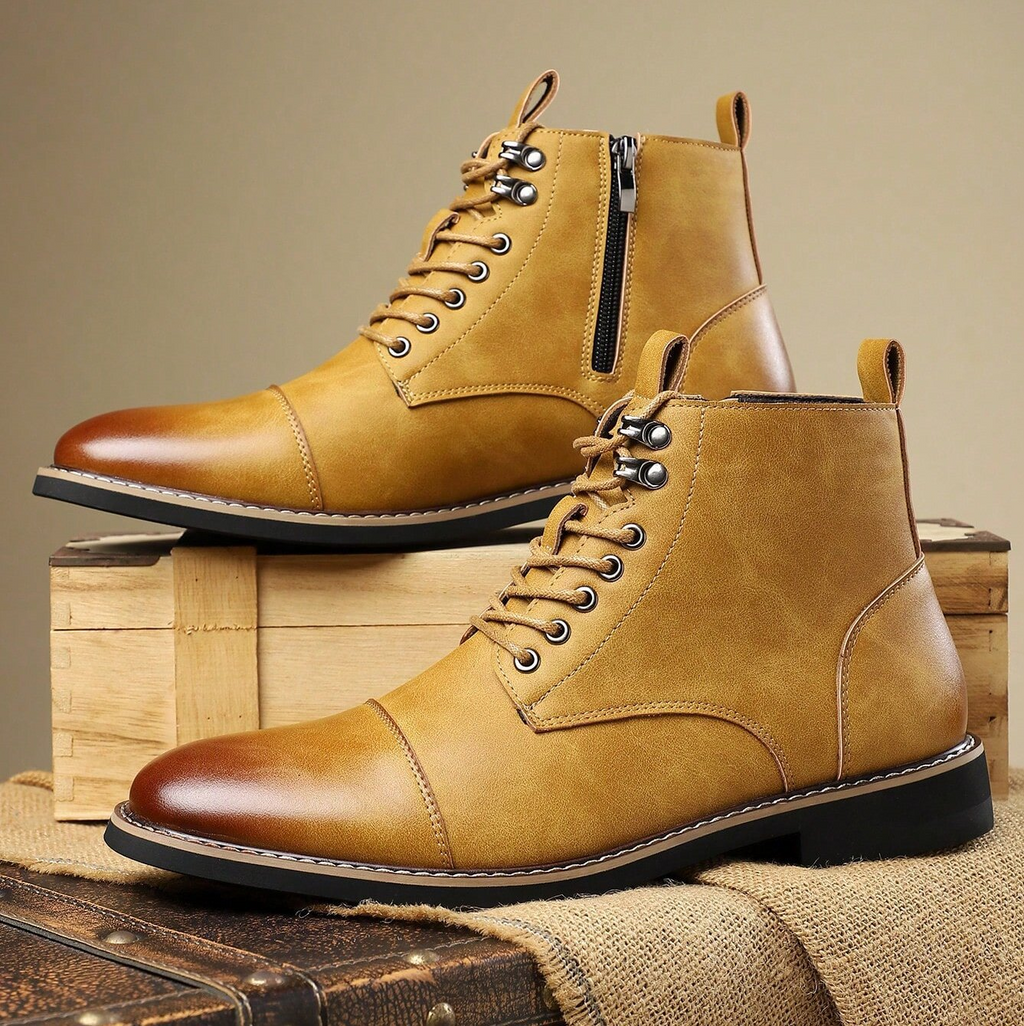 Hawkcrest Genuine Leather Boots