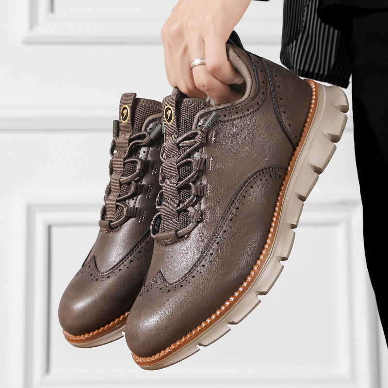 Carlo Genuine Leather Sneakers