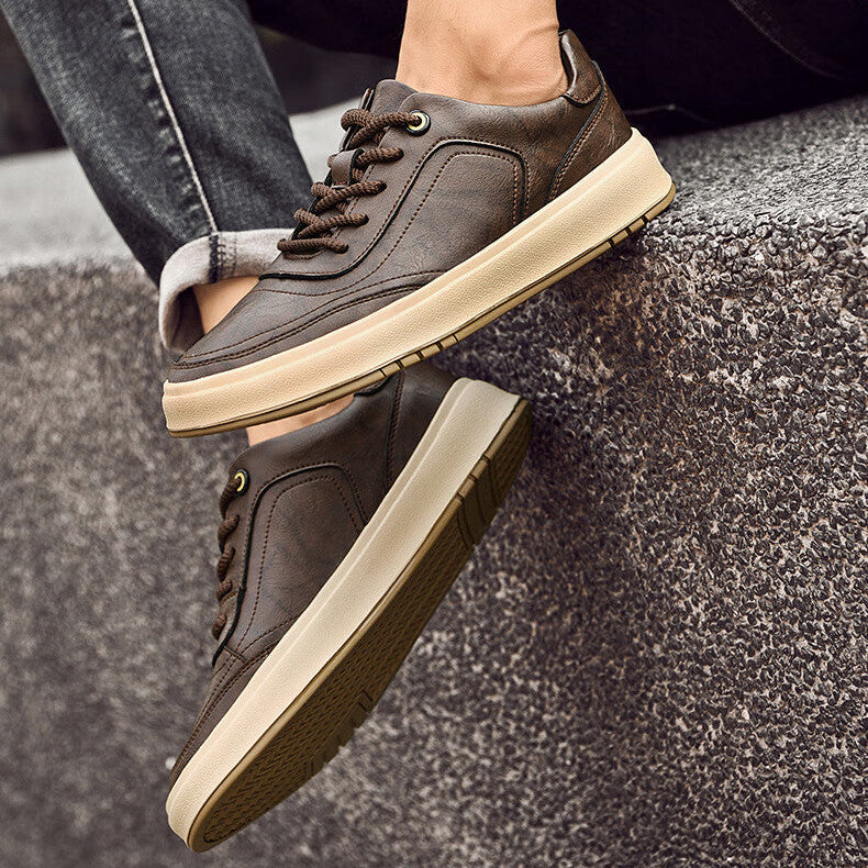 Calvin Genuine Leather Sneakers