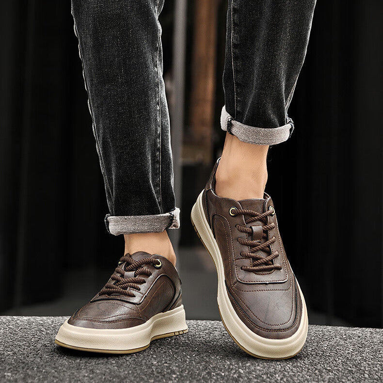 Calvin Genuine Leather Sneakers