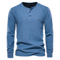 Hype Premium Waffle-Knit Henley