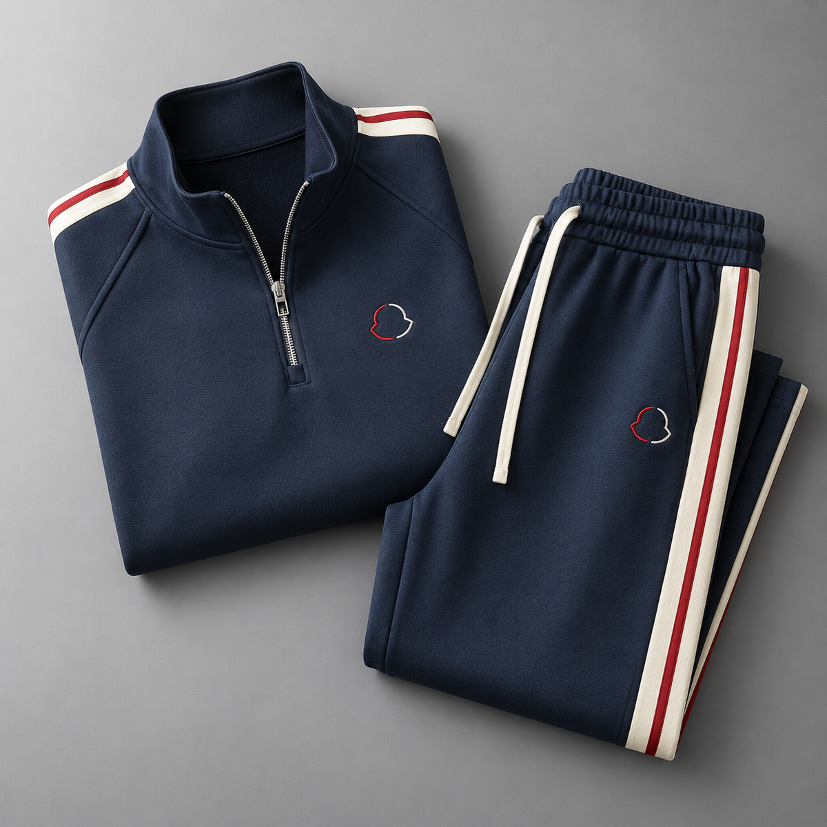 Hype Premium Quarter-Zip Tracksuit Set