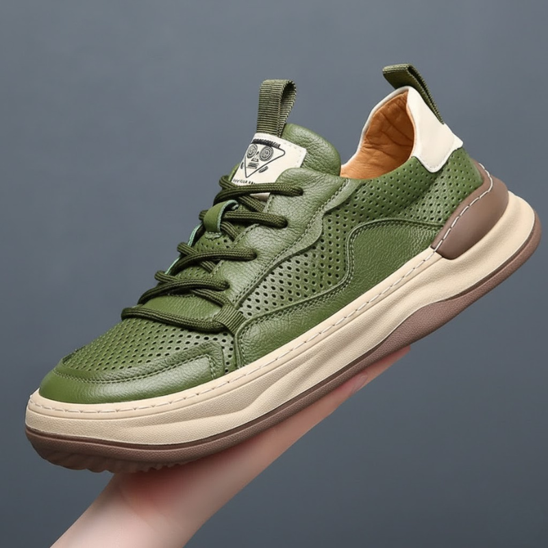 Lusso Italiana Genuine Leather Sneakers