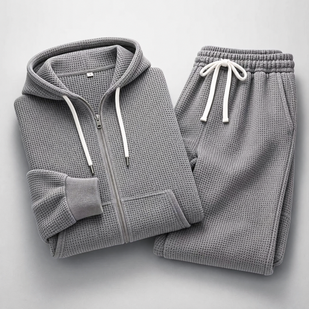 Jacob Waffle-Knit Set