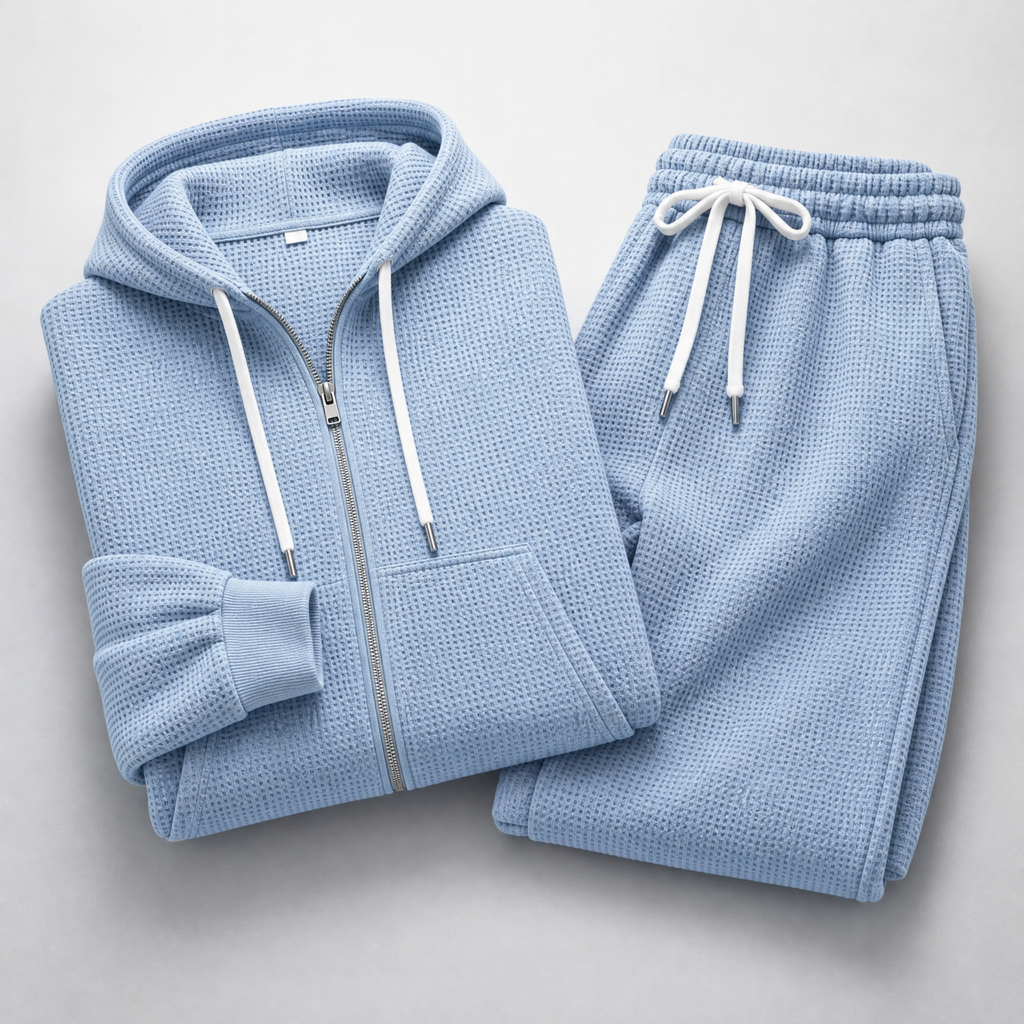 Jacob Waffle-Knit Set