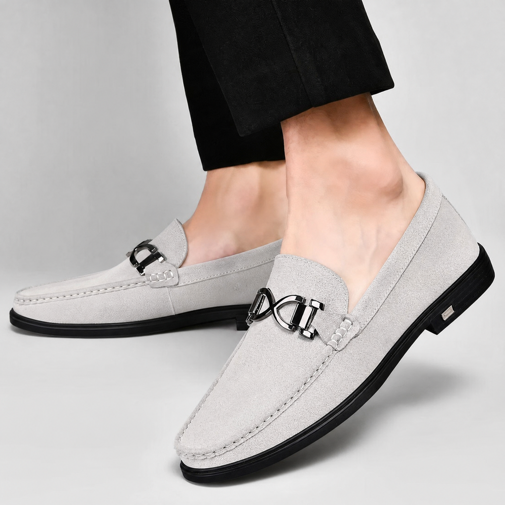 Pelle Italiana Suede Loafers