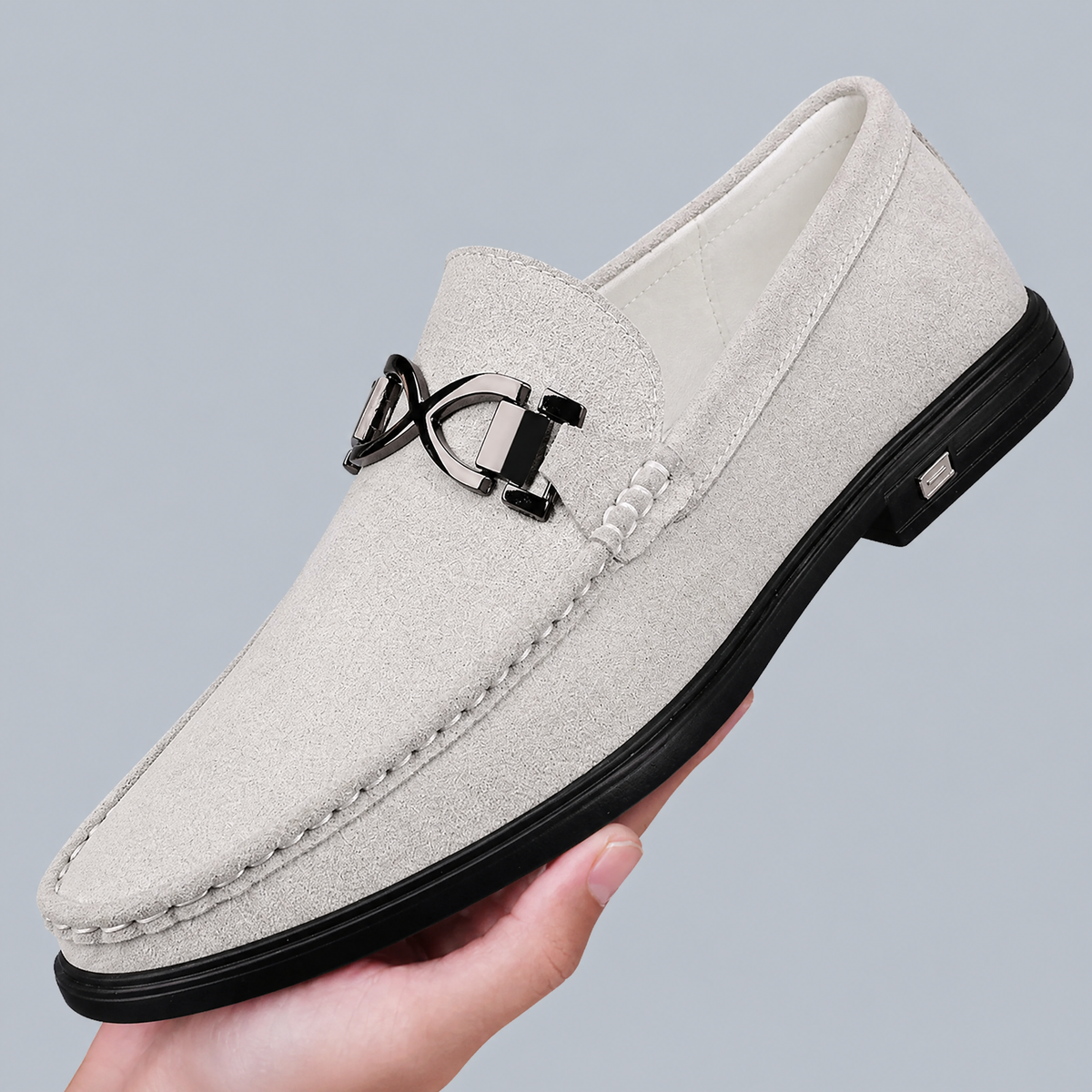 Pelle Italiana Suede Loafers