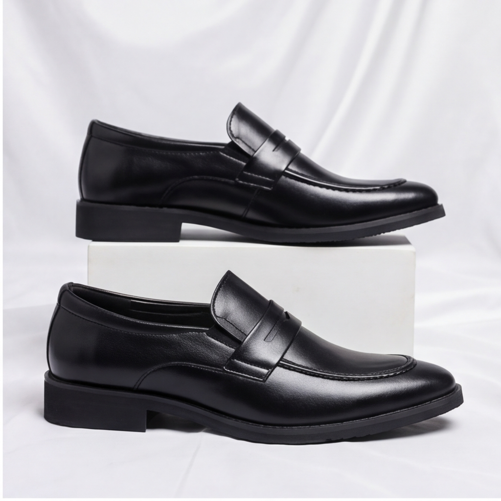 Amalfi Leather Penny Loafers