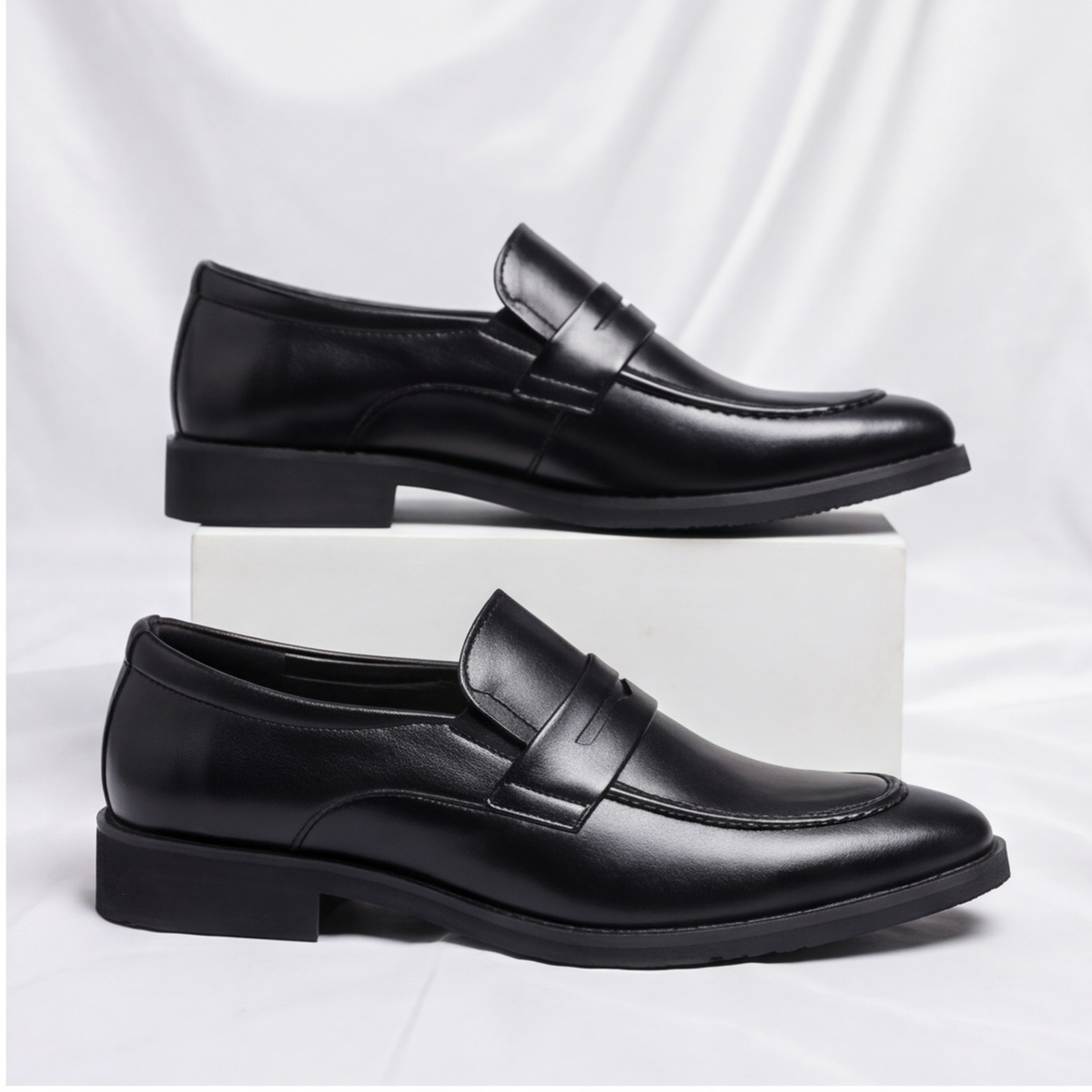 Amalfi Leather Penny Loafers
