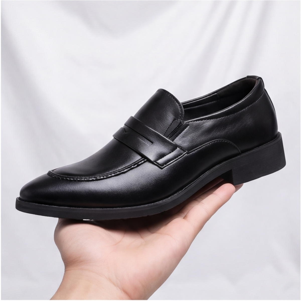 Amalfi Leather Penny Loafers