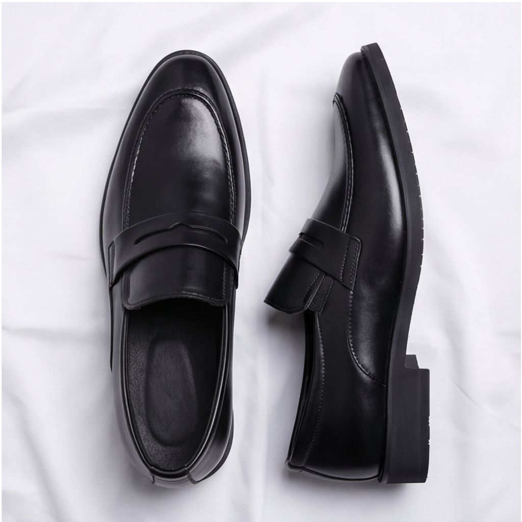 Amalfi Leather Penny Loafers